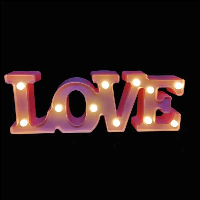 Personalized love lamp