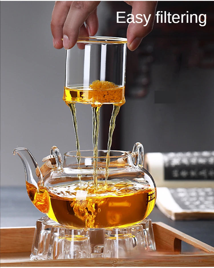 Tea Pot Glass Heat Resistant