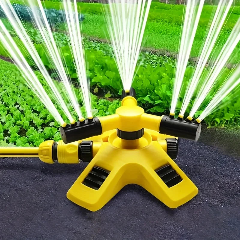 Automatic Rotating Trigeminal Sprinkler For Watering Gardening