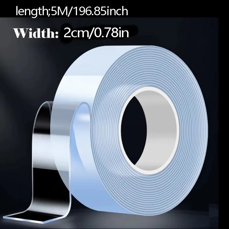 Versatile Double-Sided Waterproof Adhesive Tape for Kitchen and Bathroom Applications