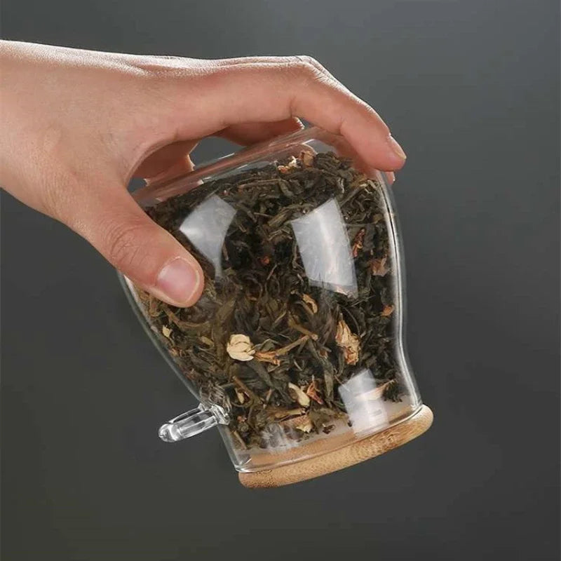 Airtight Glass Storage Jars with Lids for Food Preservation - Ideal for Sugar, Tea, and Coffee in the Kitchen