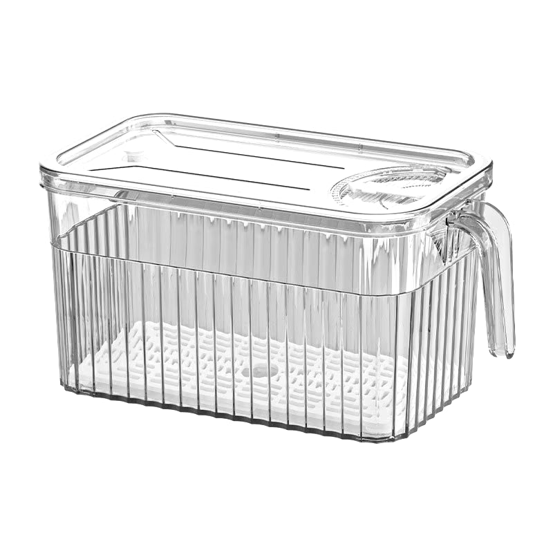 Refrigerator Storage Containers for Fresh Produce - Vegetable and Fruit Drain Basket Organizer for Pantry and Kitchen